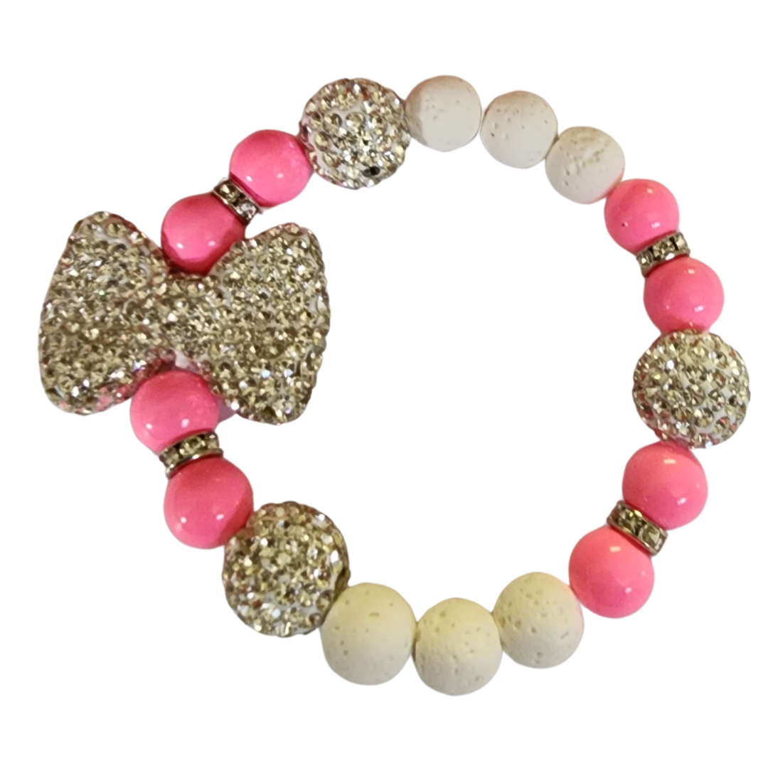 Flamingo Serenity Bow Diffuser Bracelet image 0